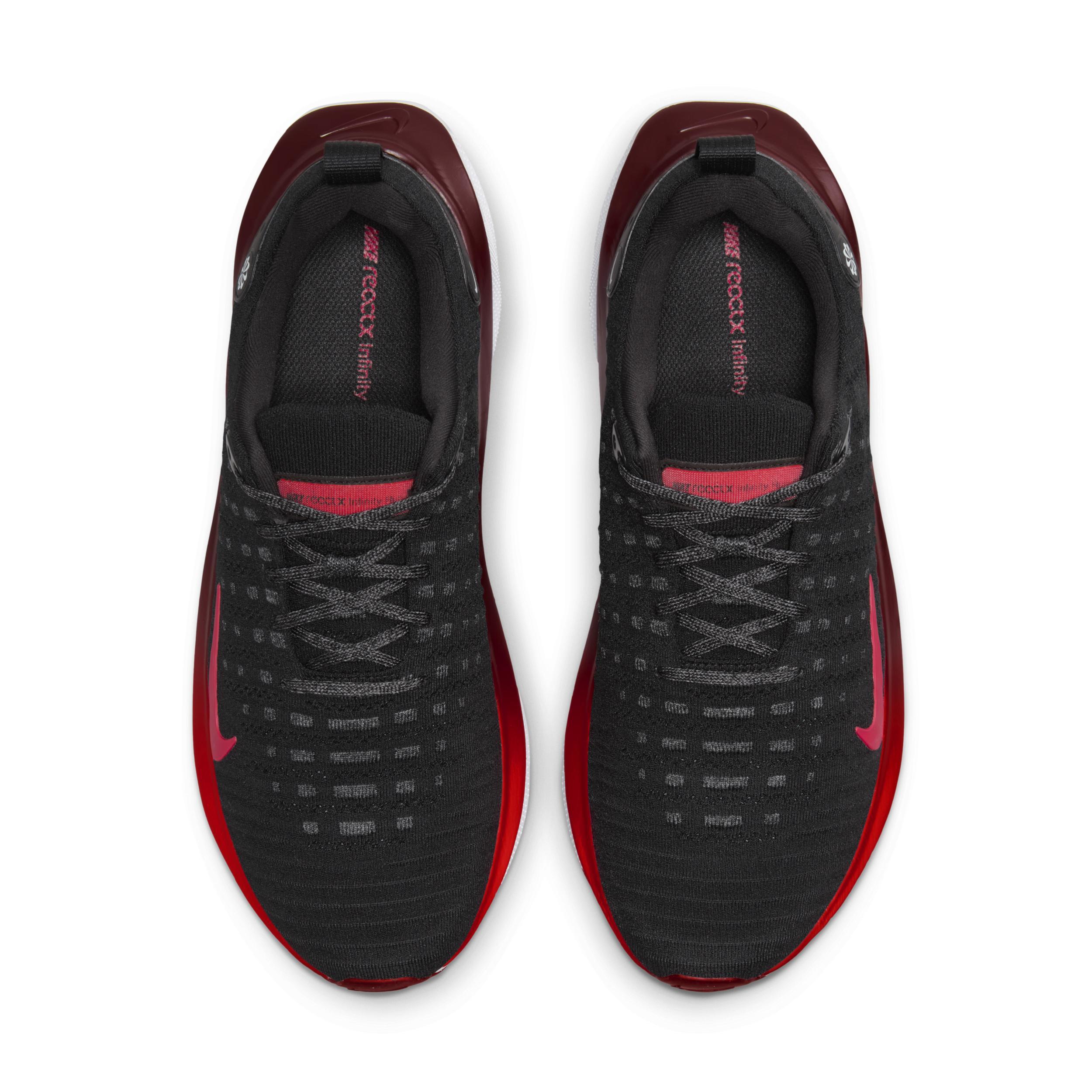 Nike Mens Reactx Infinity Run 4 - Shoes Black/Red/White Product Image