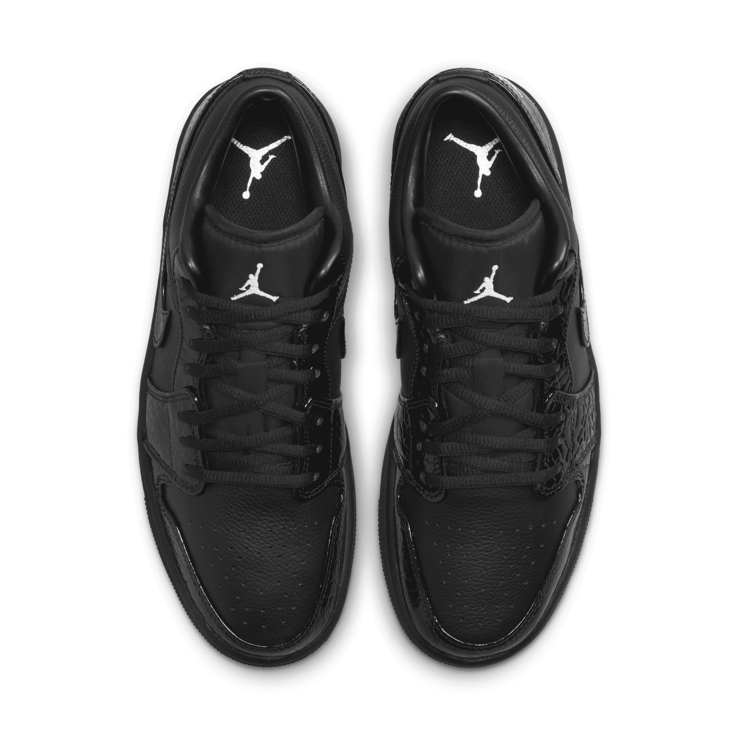 Jordan Womens AJ 1 Low SE GJ - Shoes Black/Black Product Image