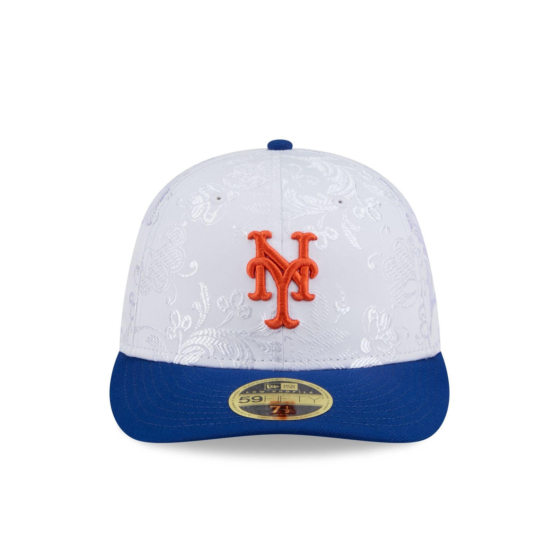 New York Mets Floral Shine Low Profile 59FIFTY Fitted Hat Male Product Image