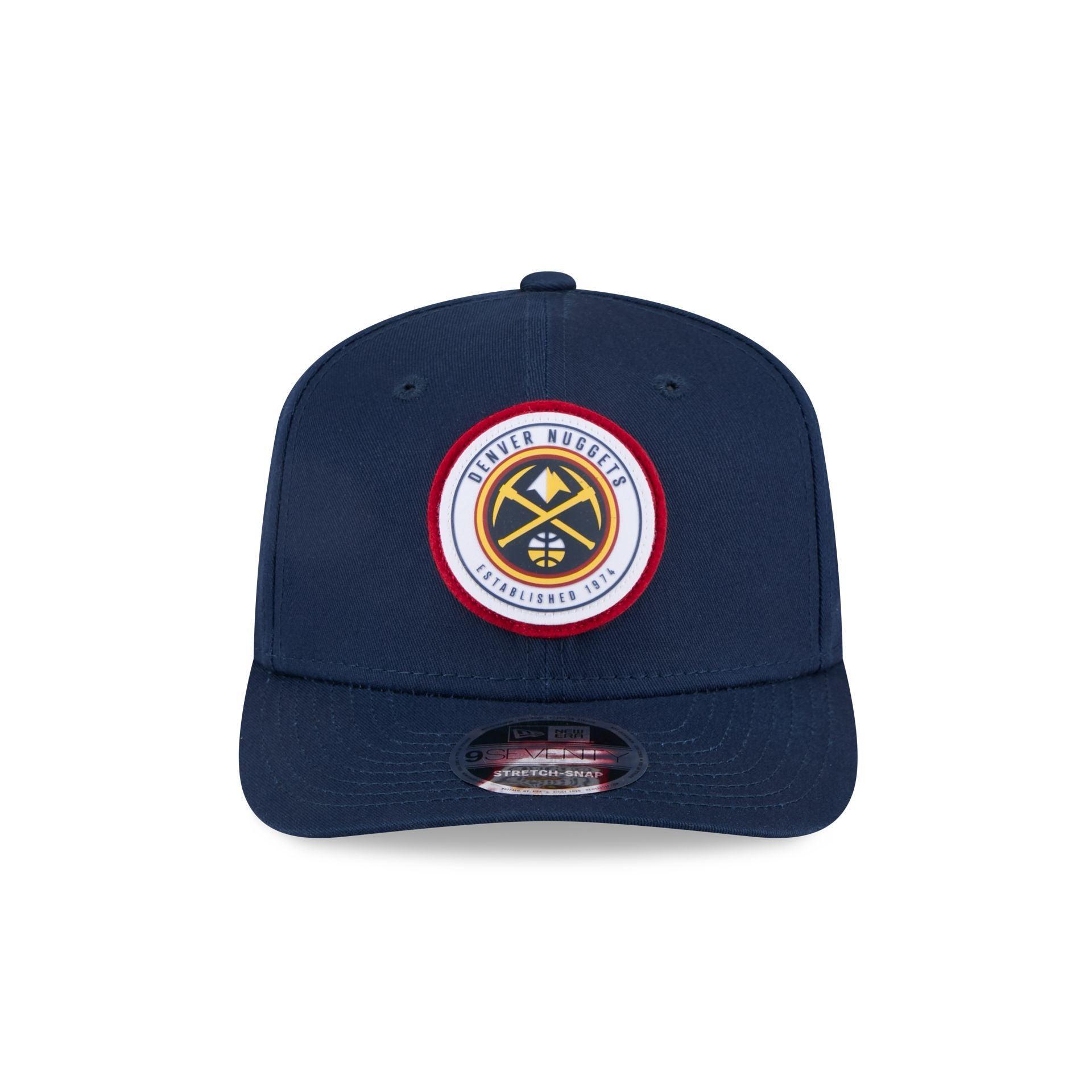 Denver Nuggets Circle Patch 9SEVENTY Stretch-Snap Hat Male Product Image