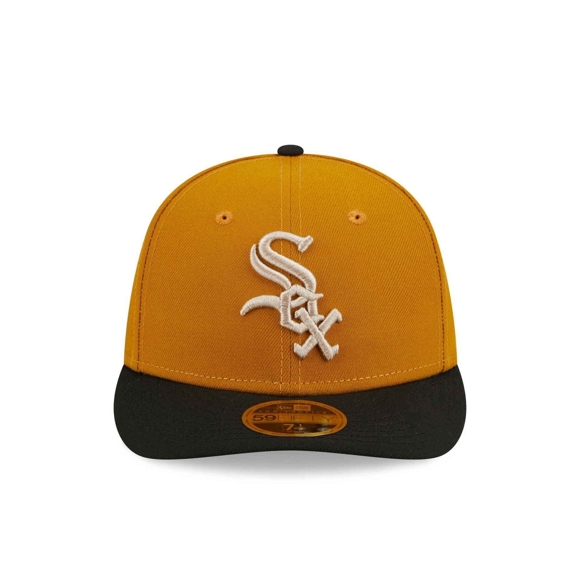 Chicago White Sox Vintage Gold Low Profile 59FIFTY Fitted Hat Male Product Image