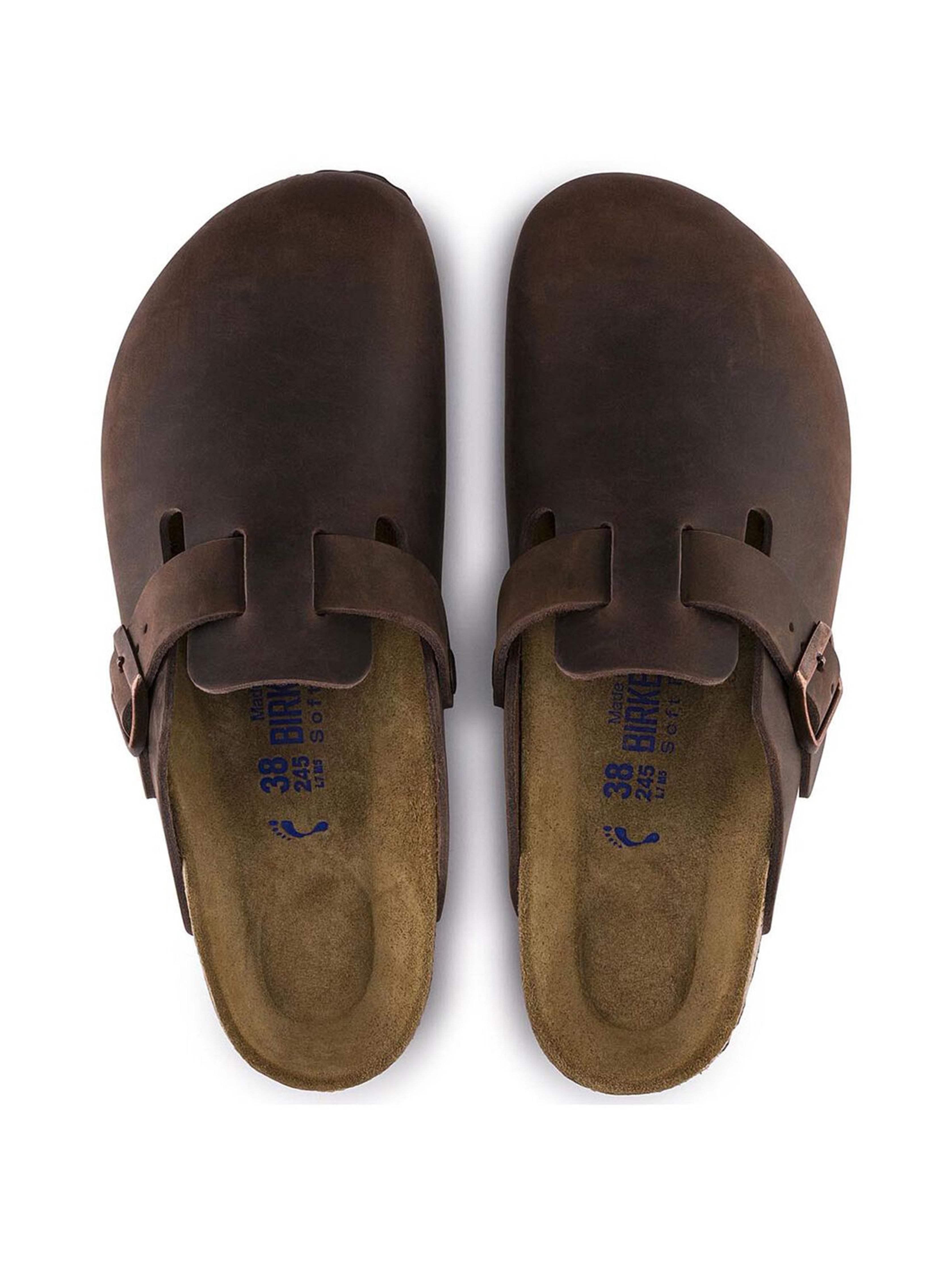 Women's Birkenstock Boston Clog Soft Footbed - Oiled Leather Habana Product Image