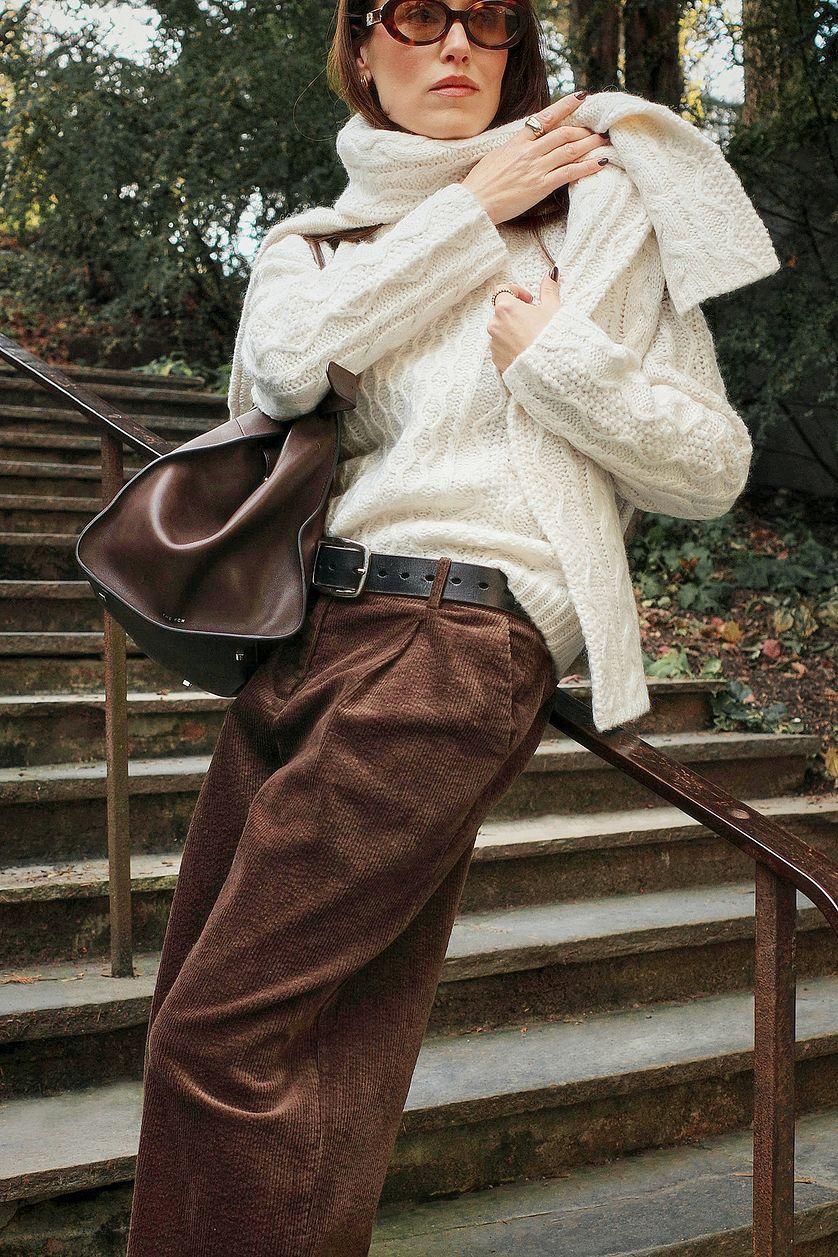 Cable Knit Chunky Sweater Product Image