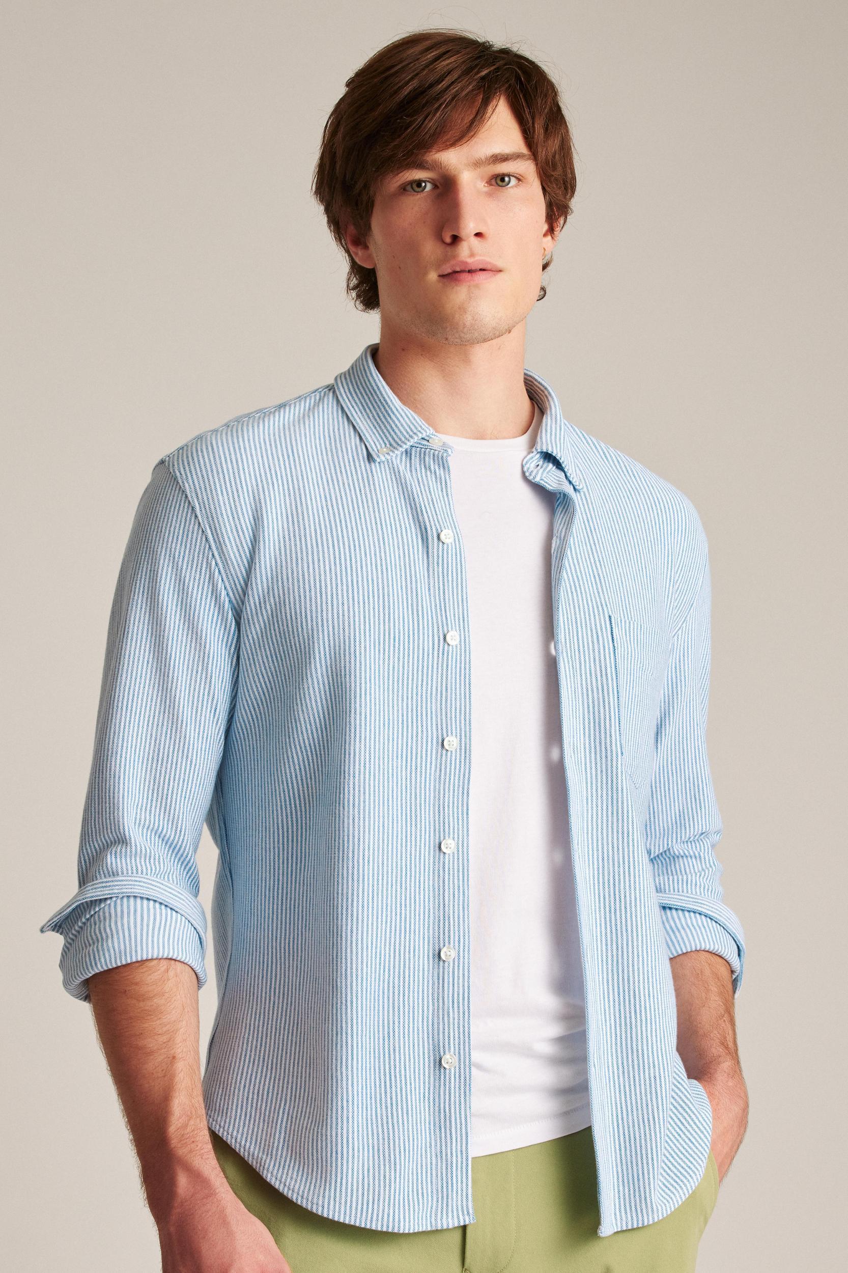 Knit Oxford Shirt Product Image