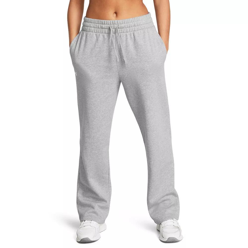 Women's Under Armour Rival Fleece Straight Leg Pants,  Product Image