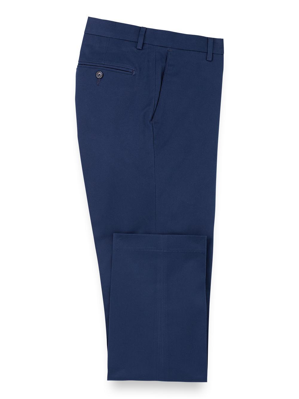 Cotton Stretch Twill Pants - Charcoal Product Image