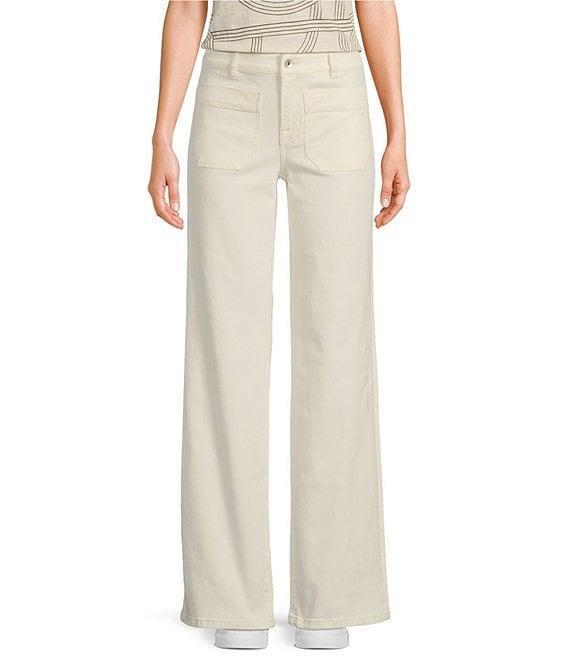 Sanctuary Marine Standard Waist Patch Pocket Wide Leg Pants Product Image