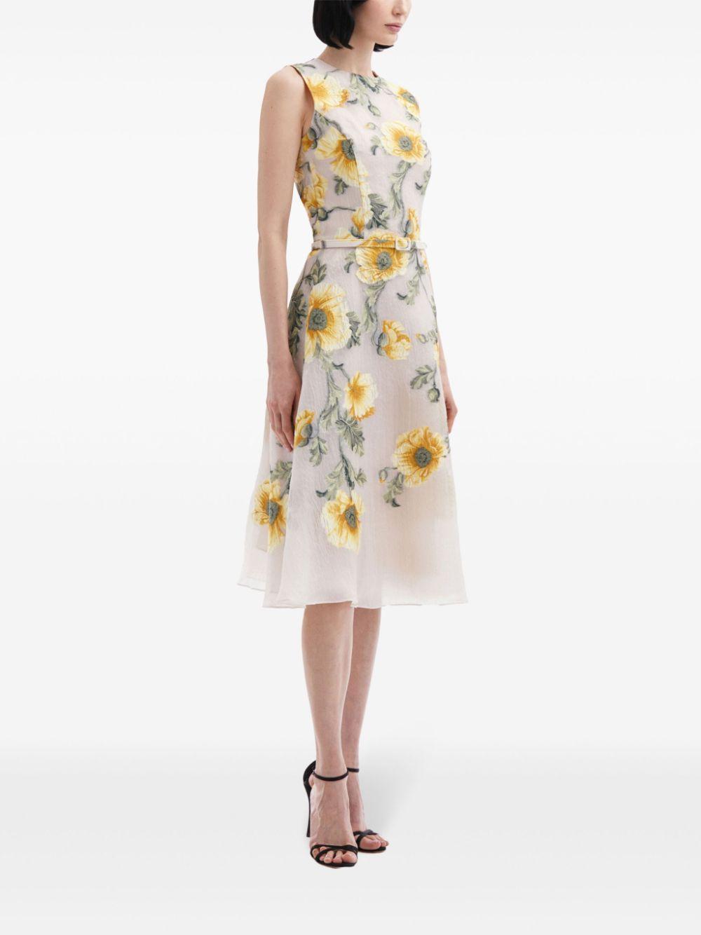 Poppy fil-coupé midi dress Product Image