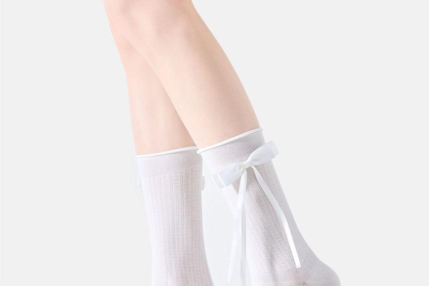 Bow Crew Socks Set Product Image