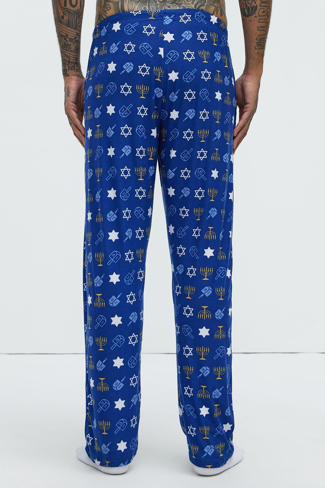 This Is My Pajamaka PJ Holiday PJ Set - Blue Product Image