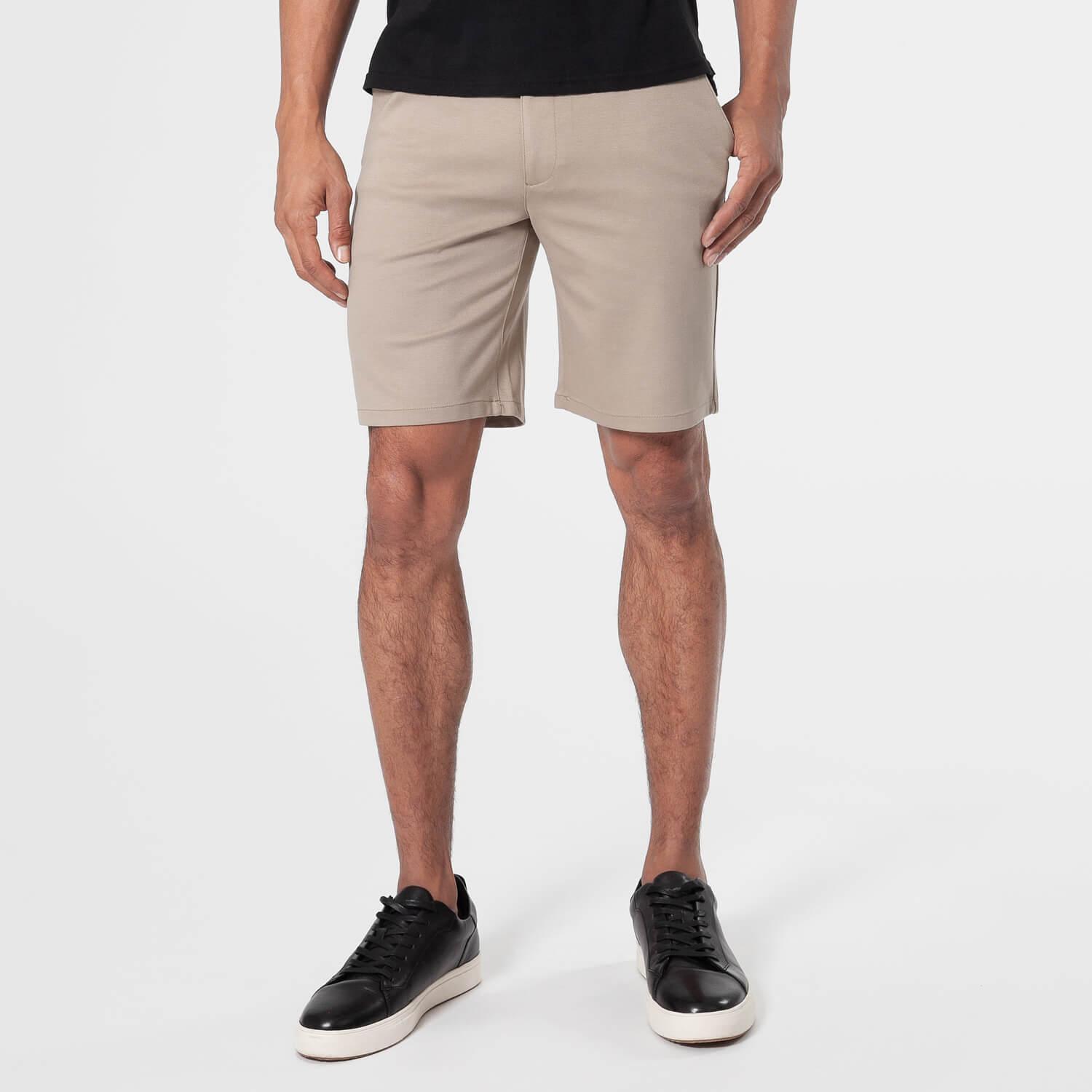 9" Neutral Comfort Knit Chino Shorts 3-Pack Product Image