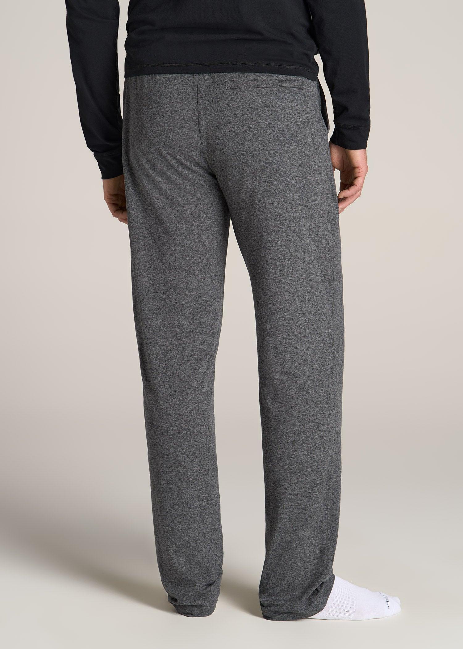 Weekender Stretch Lounge Pants for Tall Men in Charcoal Mix Male Product Image