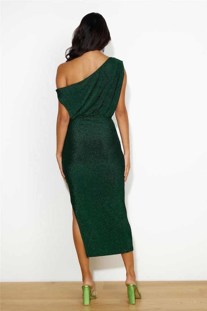 Desired By Me Midi Dress Green Product Image