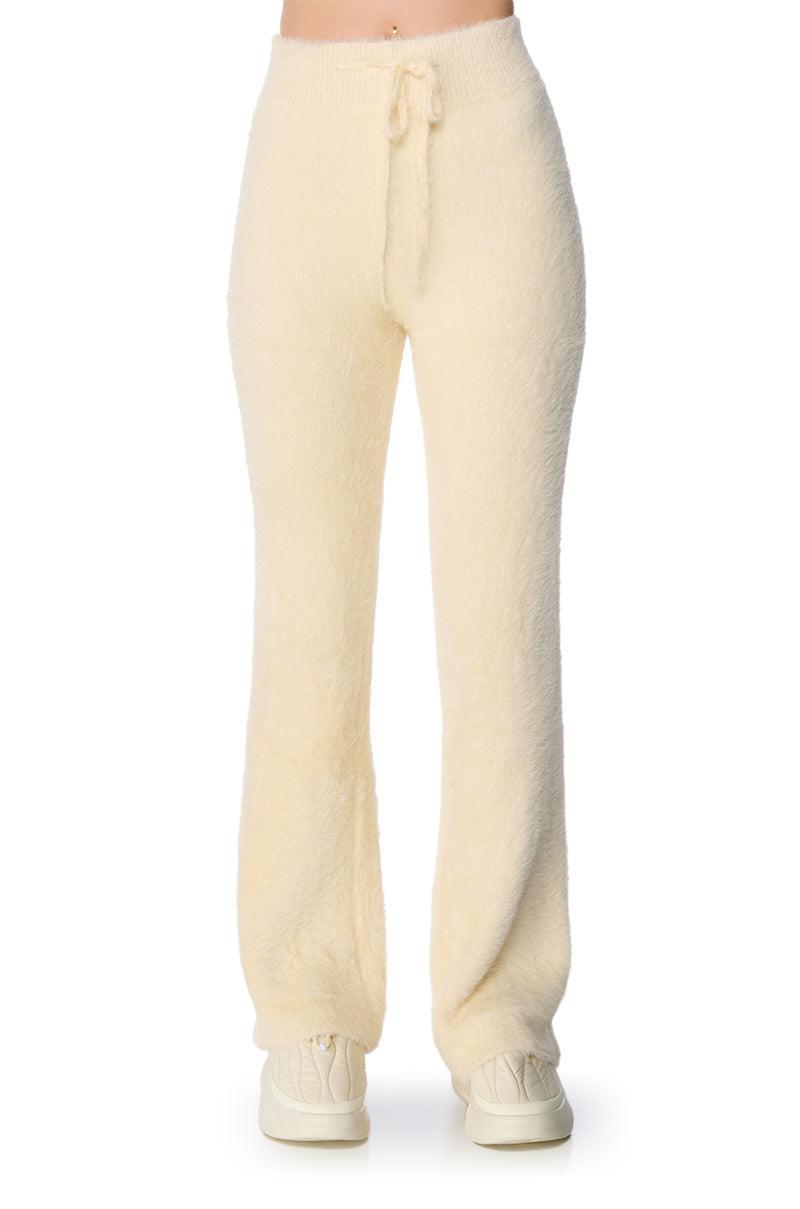 UNWIND FUZZY WIDE LEG JOGGER Product Image