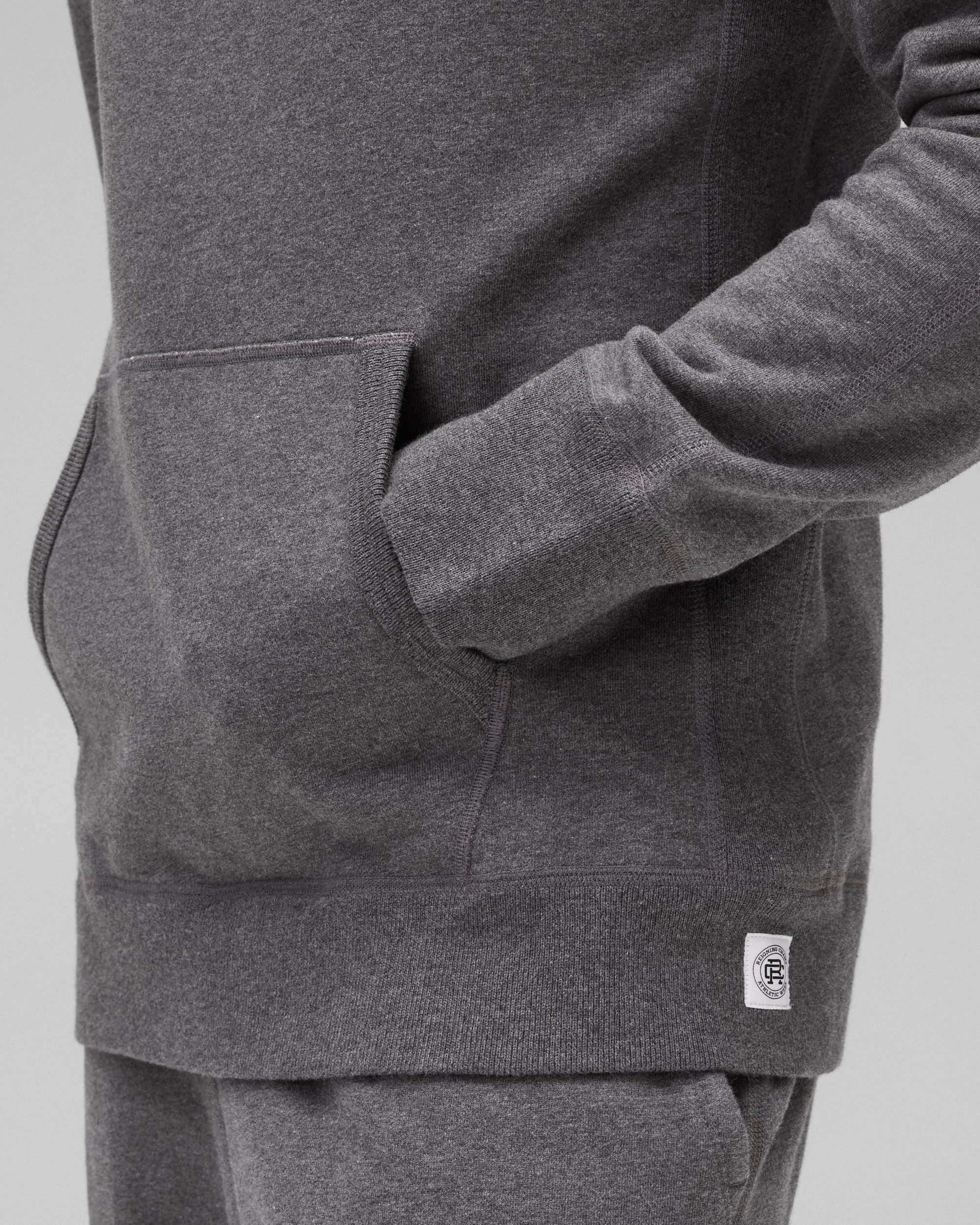 Midweight Terry Slim Hoodie Male Product Image