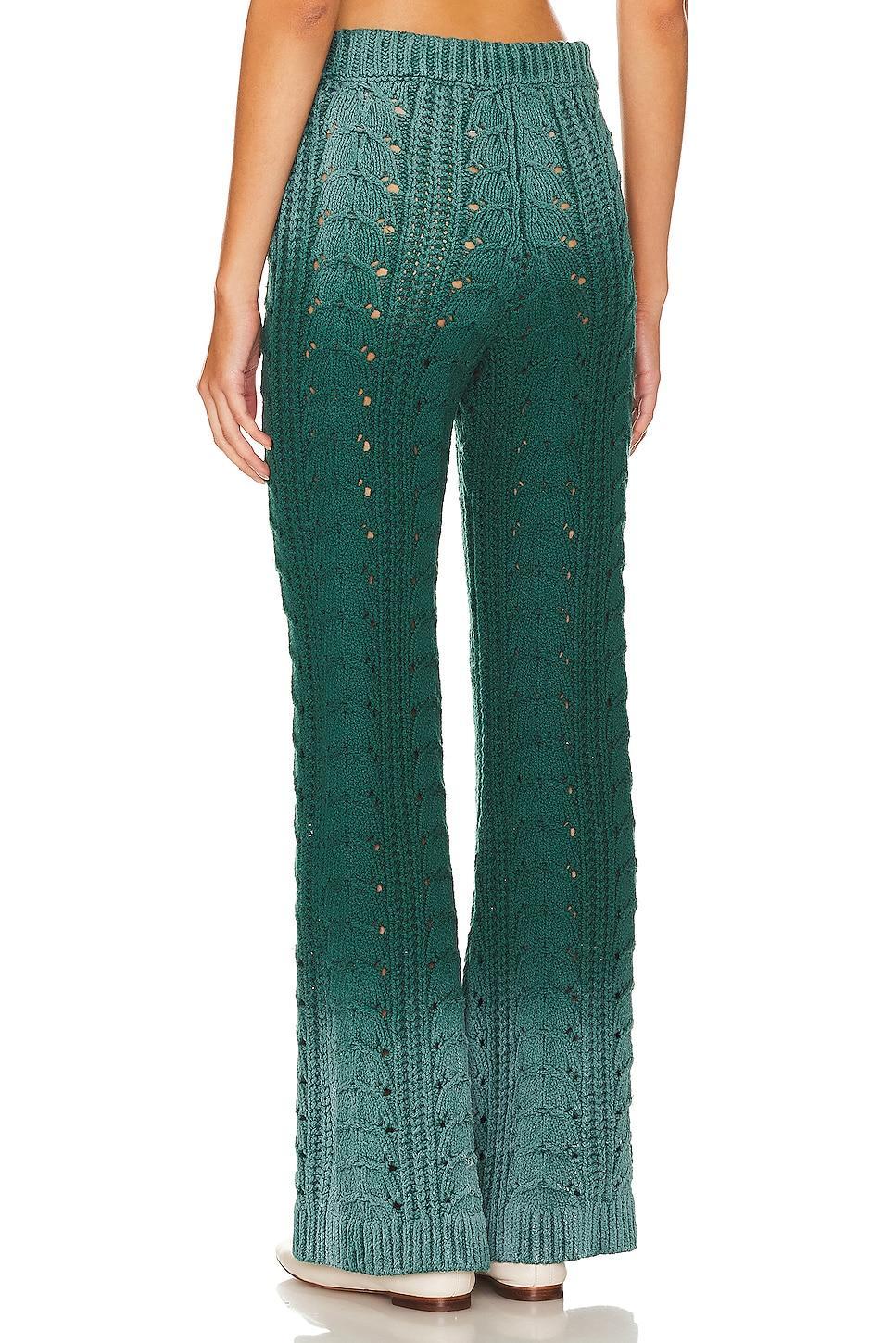 Lovers and Friends Jelissa Ombre Knit Pant in Green Ombre Product Image