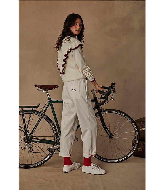 The Upside Columbia Boo Organic Cotton Frill Knit Top Product Image