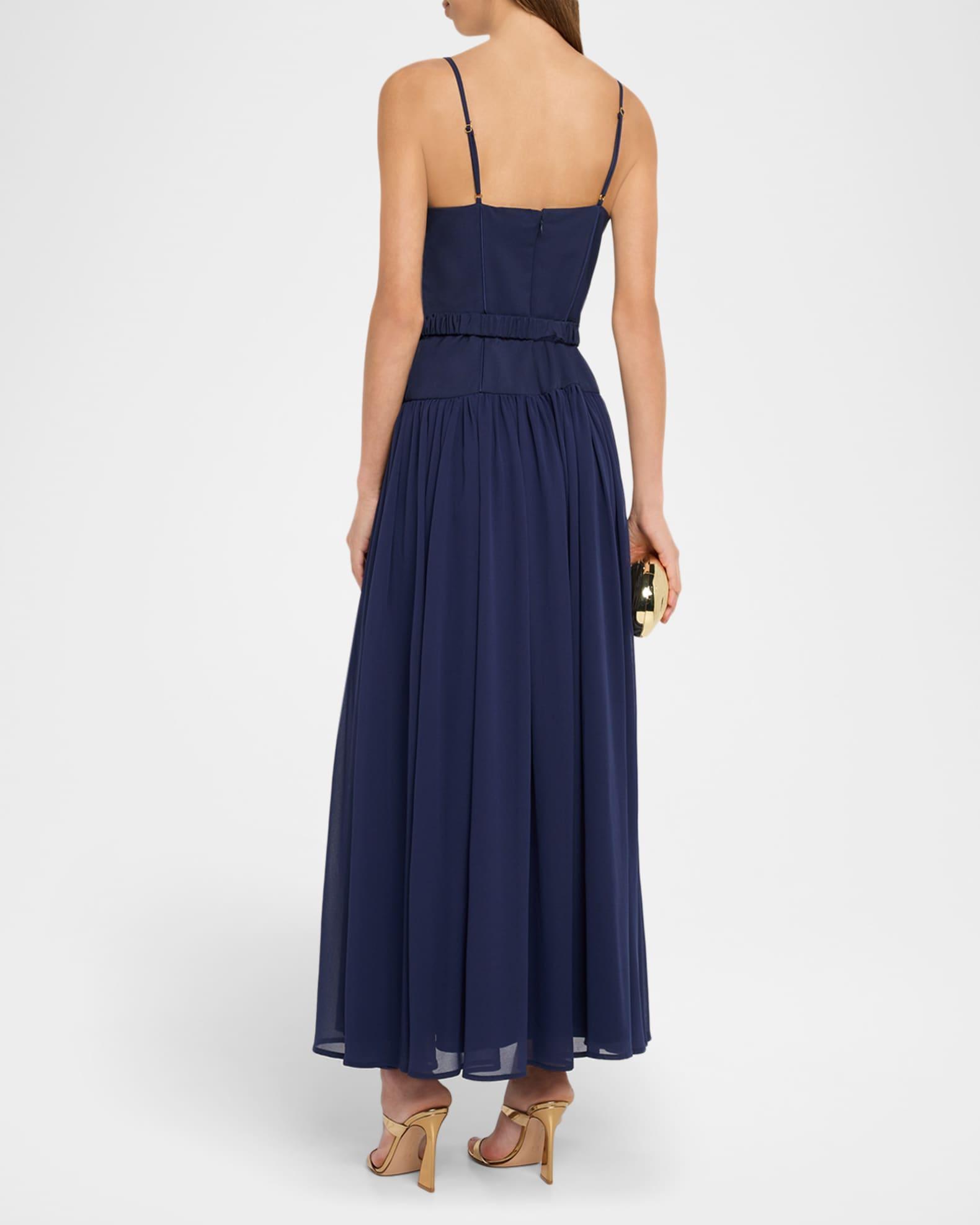 Ruby Sweetheart Drop-Waist Maxi Dress Product Image