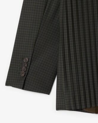 Wool Blend Checked Blazer Product Image