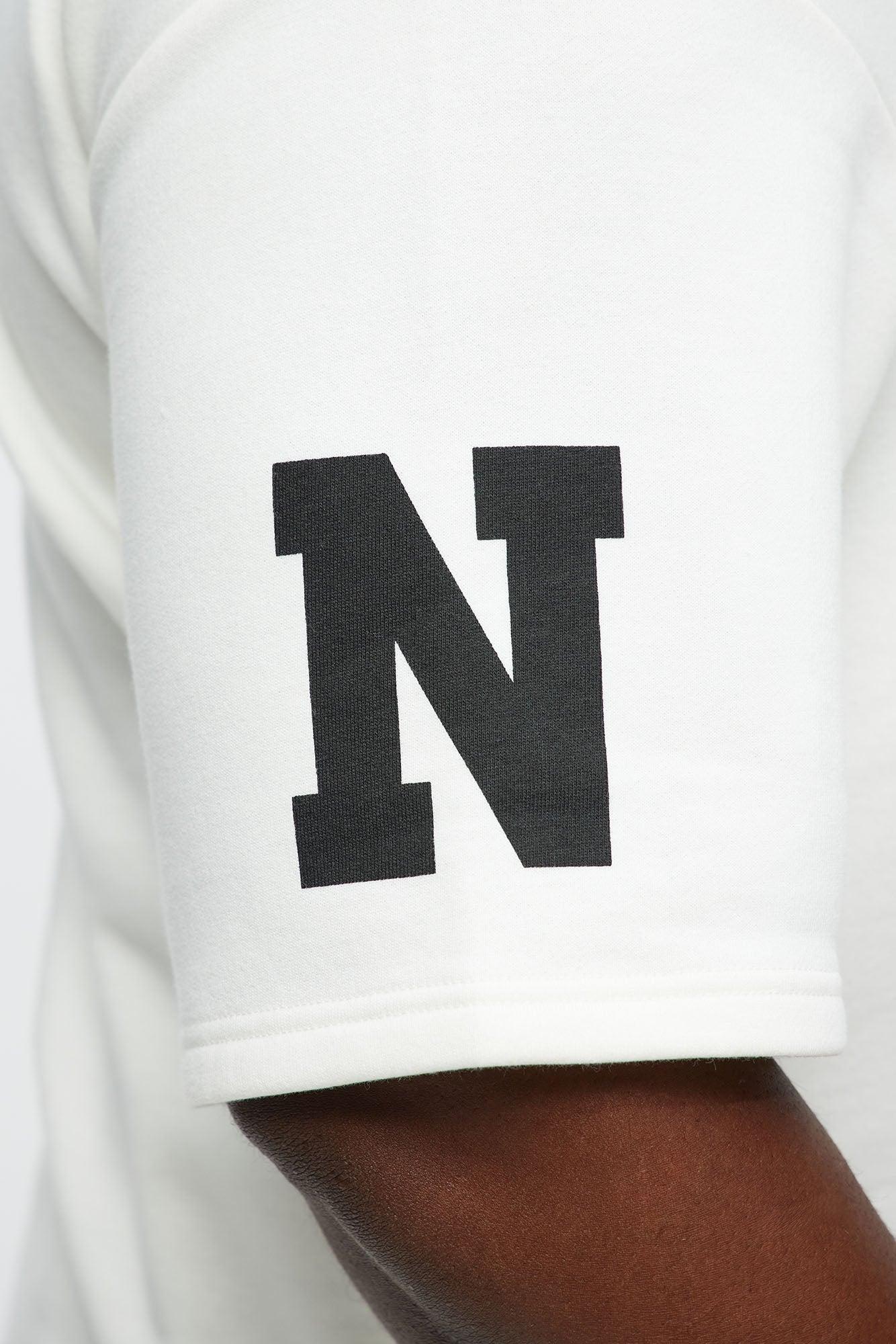 Athletic Oversized Tee - White Male Product Image