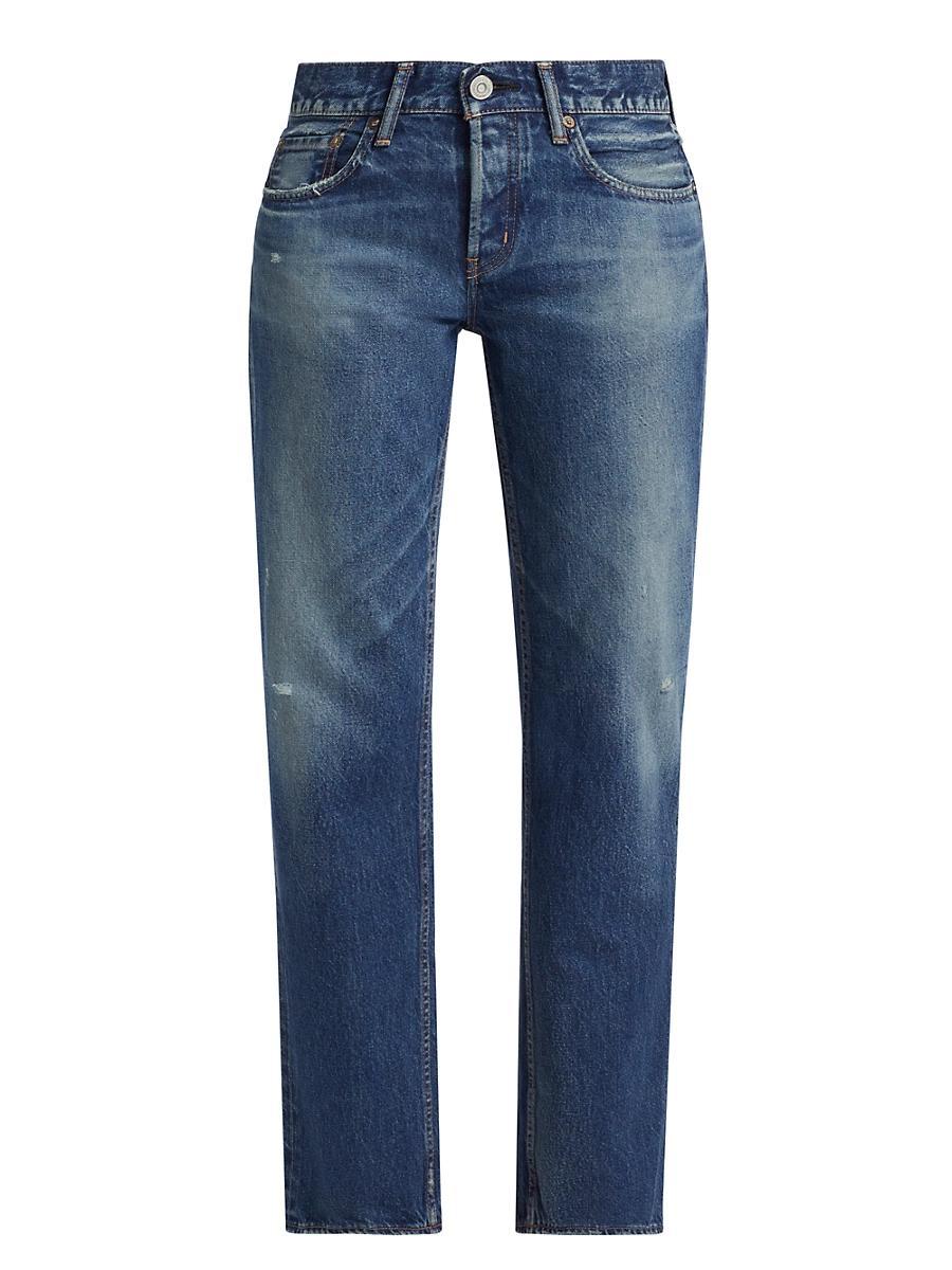 Womens Ridgefield Straight Low-Rise Jeans Product Image