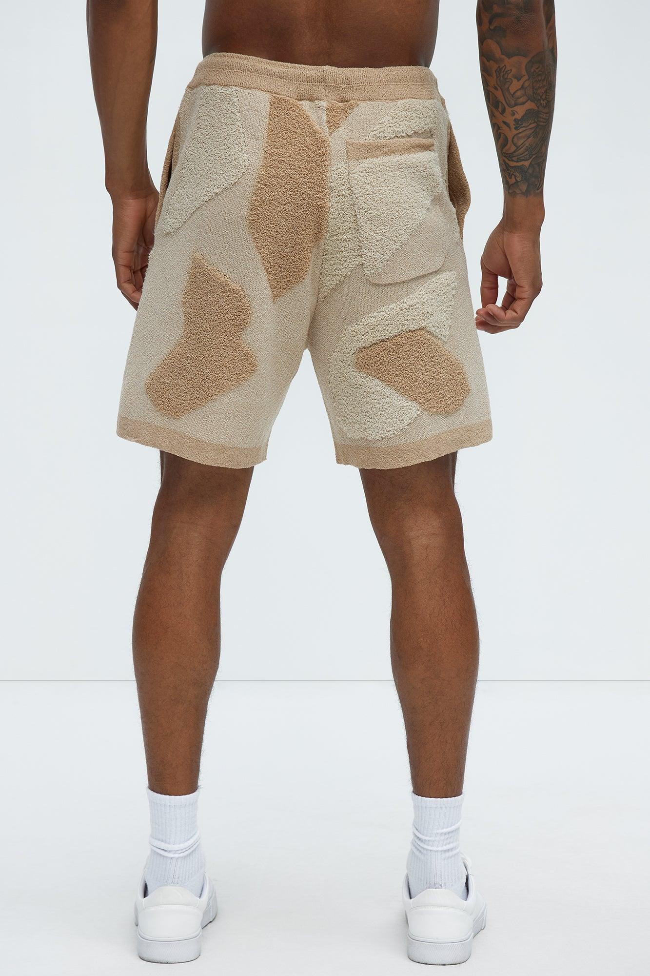 Auron Knitted Shorts - Off White Product Image