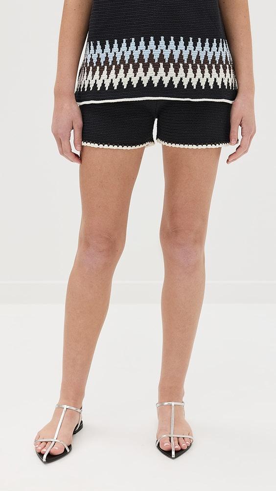 Jil Sander Textured Stitch Drawstring Shorts | Shopbop Product Image