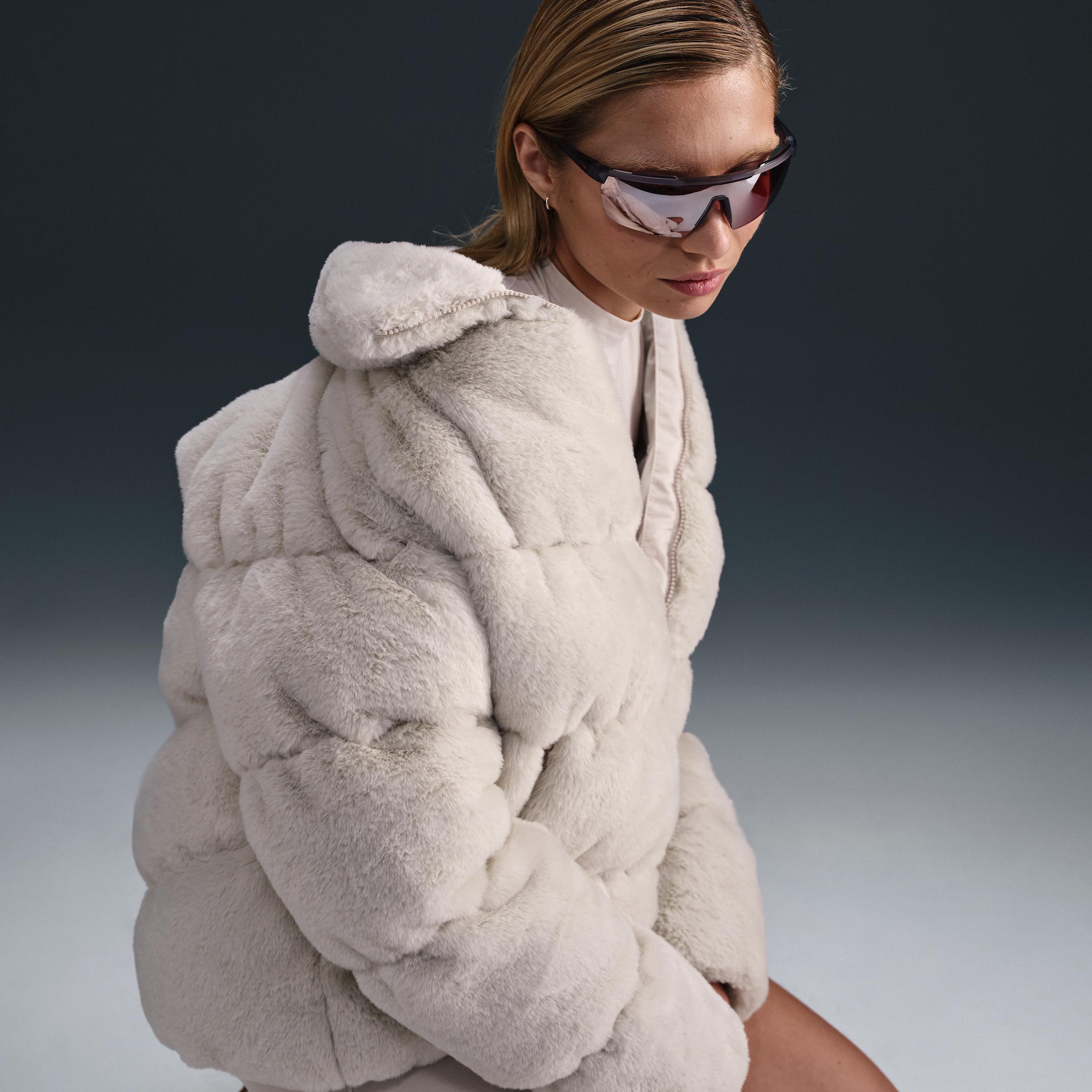 Nike Sportswear Windpuffer Women's Therma-FIT Loose Faux Fur Jacket Product Image