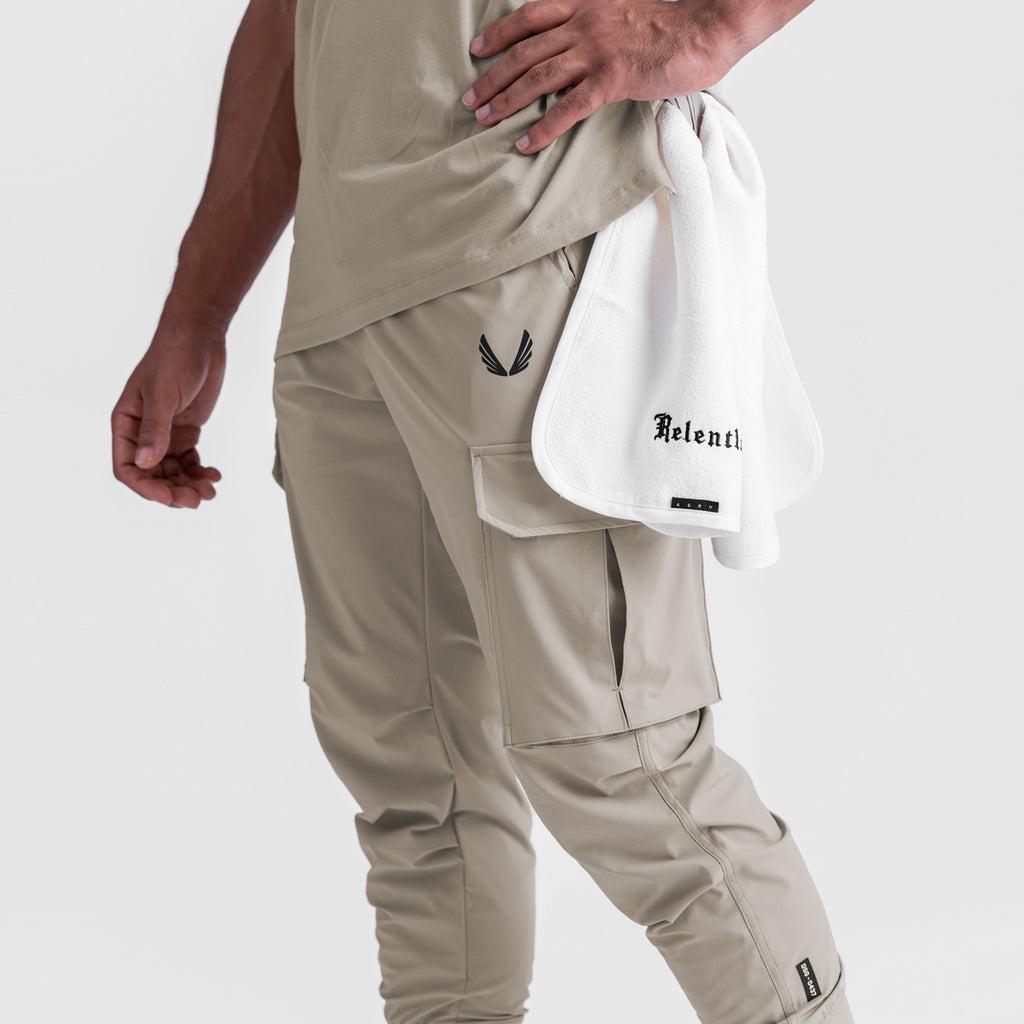 0437. Tetra-Lite® Cargo High Rib Jogger - Sand Smoke Male Product Image