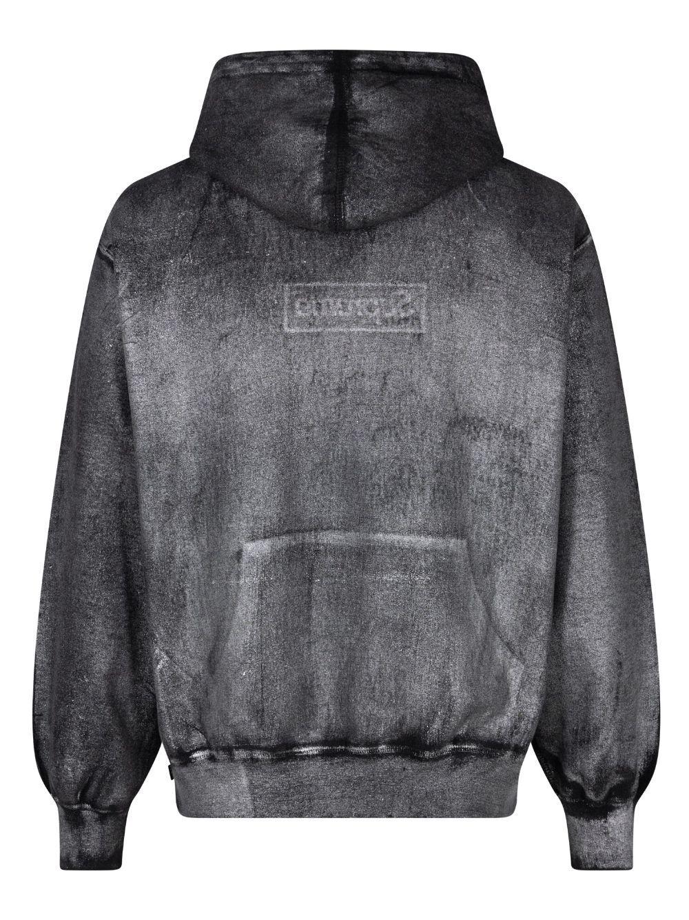 x MM6 Maison Margiela foil box logo hoodie Product Image