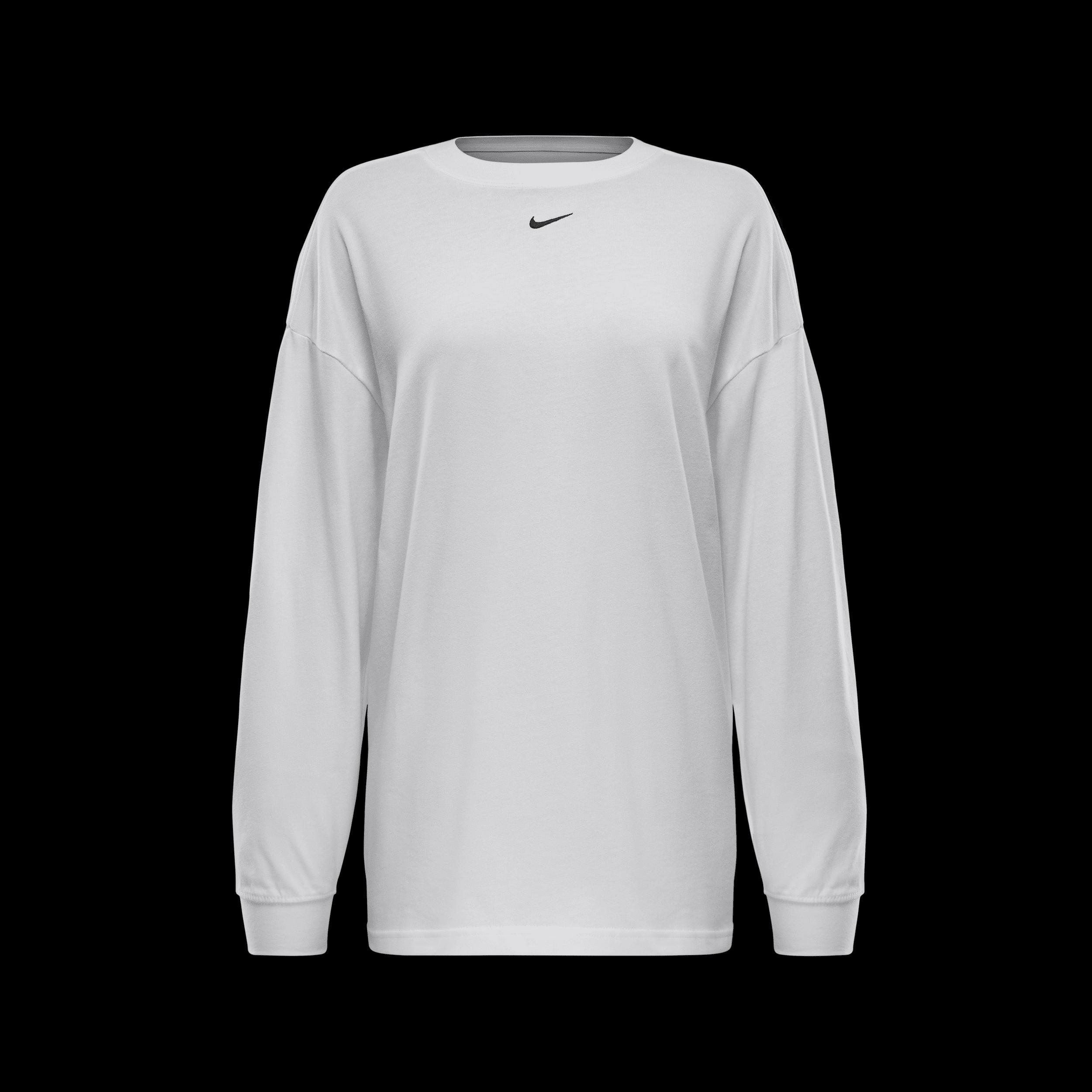 Nike Sportswear Essential Women's Oversized Long-Sleeve T-Shirt Product Image