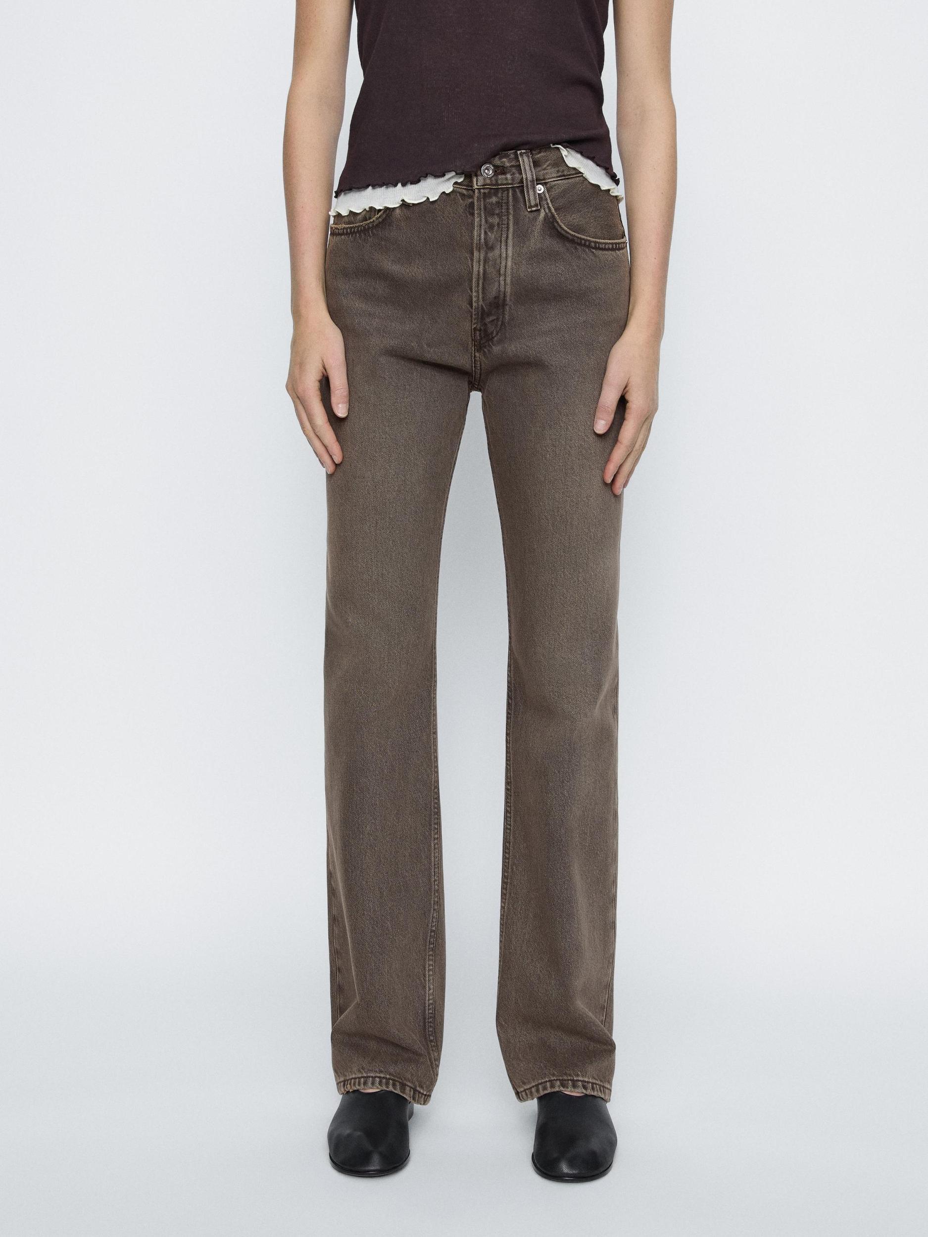Straight-leg high-waist jeans Product Image