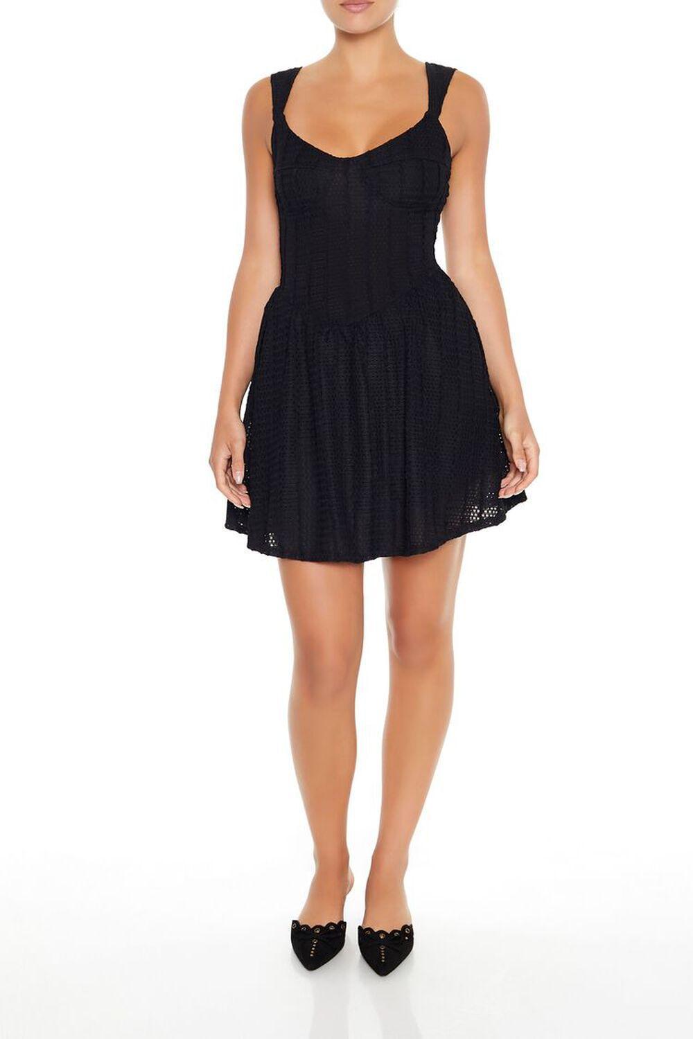 Textured Bustier Mini Dress | Forever 21 Product Image