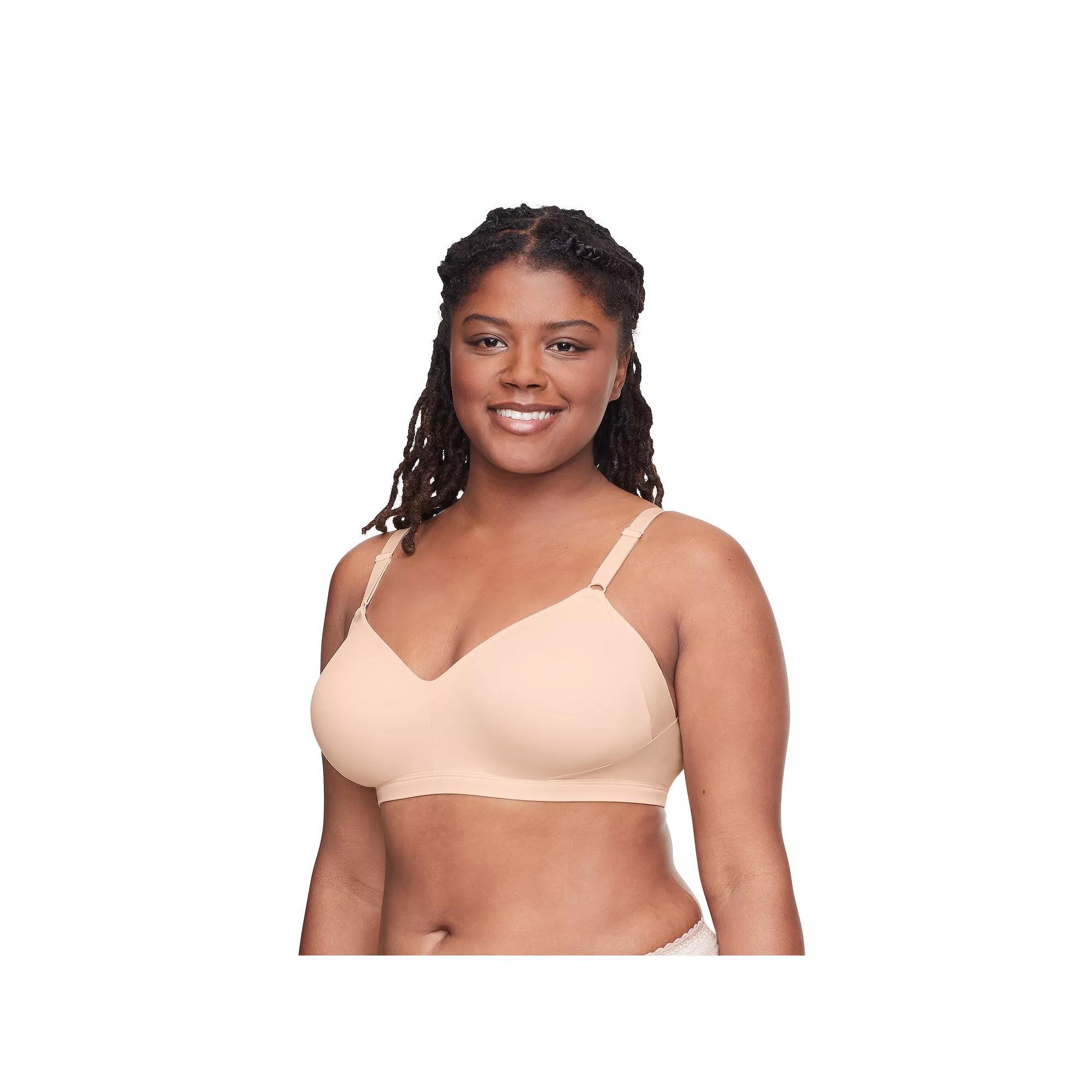 Warners No Side Effects® Underarm and Back-Smoothing Comfort Wireless Lift T-Shirt Bra RN2231A, Women's, Size: 3XL, Butterscotch Product Image