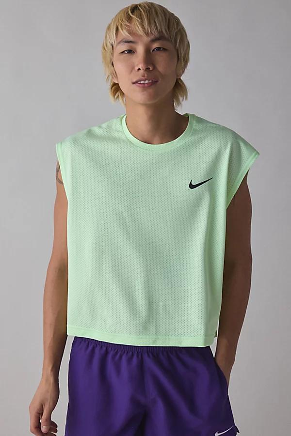 Nike UO Exclusive Cropped Swim Shirt Top Mens at Urban Outfitters Product Image
