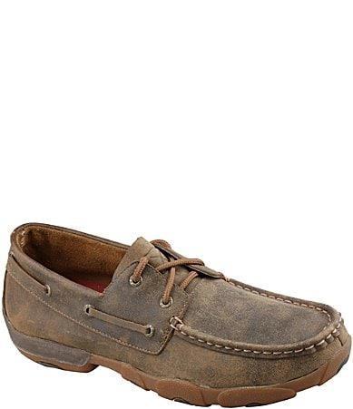 Twisted X Mens Boat Shoe Driving Moccasins Product Image