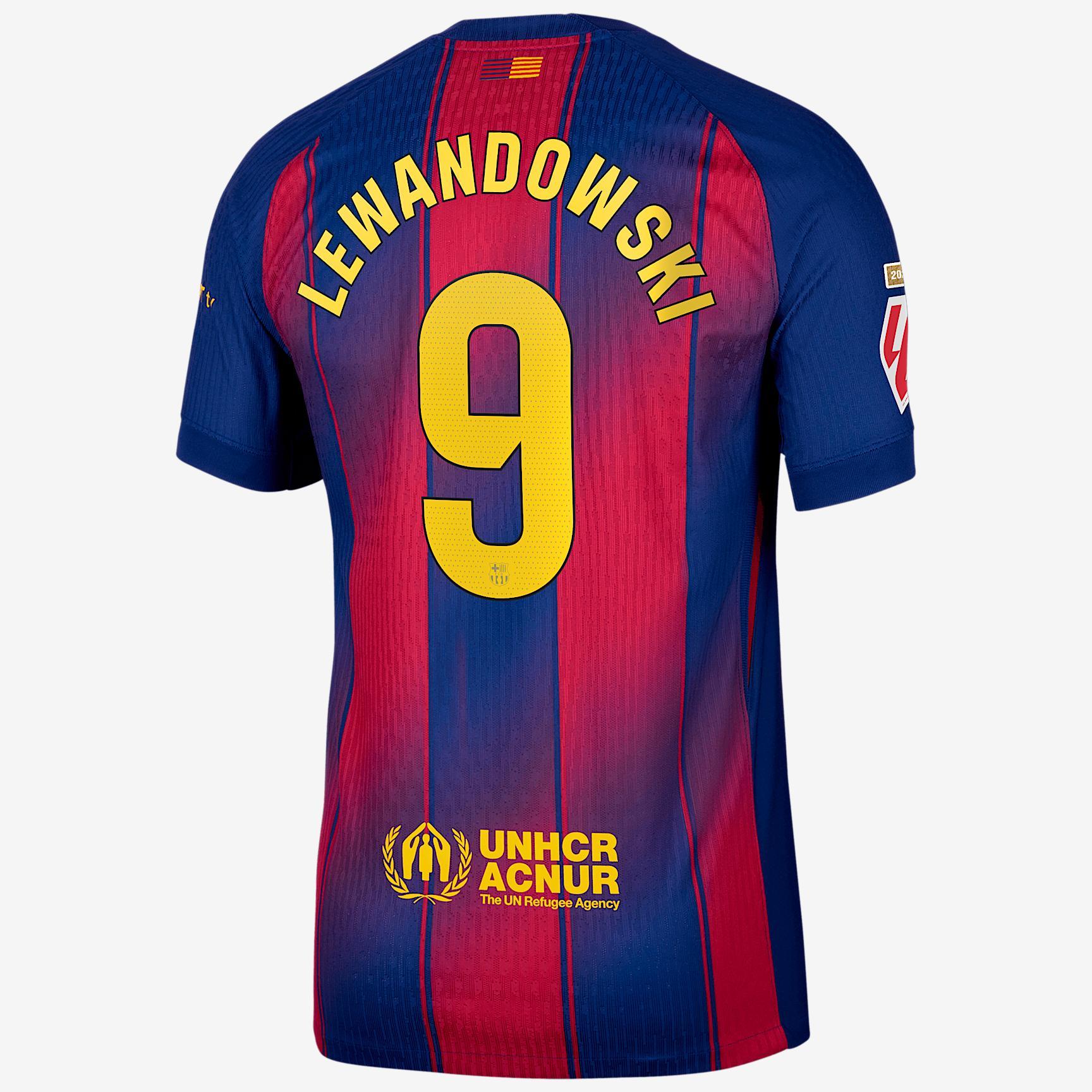 Robert Lewandowski Barcelona 2025/26 Match Home Men's Nike Dri-FIT ADV Soccer Jersey Product Image