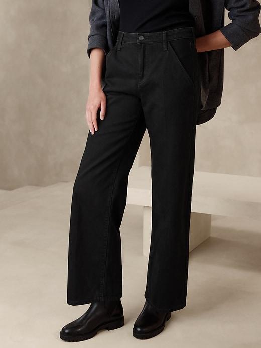 Luxe High-Rise Wide-Leg Jean Product Image