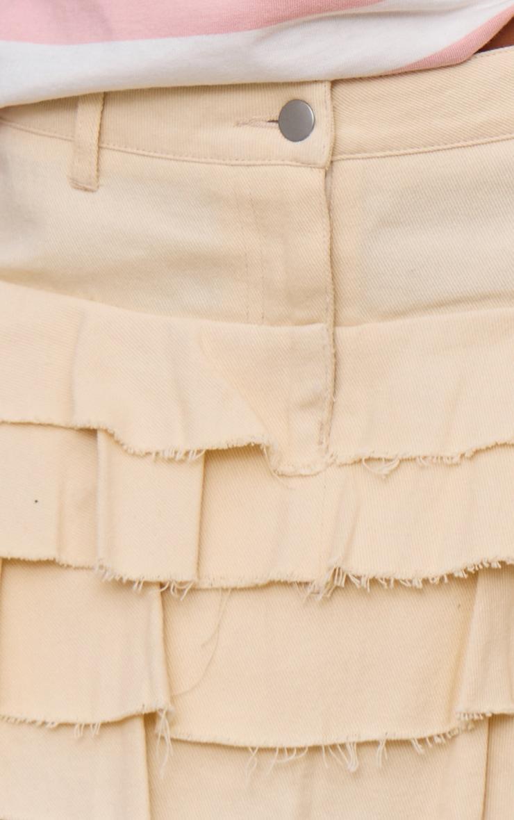 Stone Twill Rara Mini Skirt Product Image