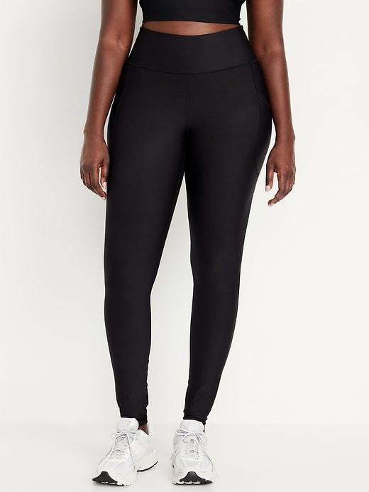 High-Waisted PowerSoft Full-Length Pocket Leggings Product Image