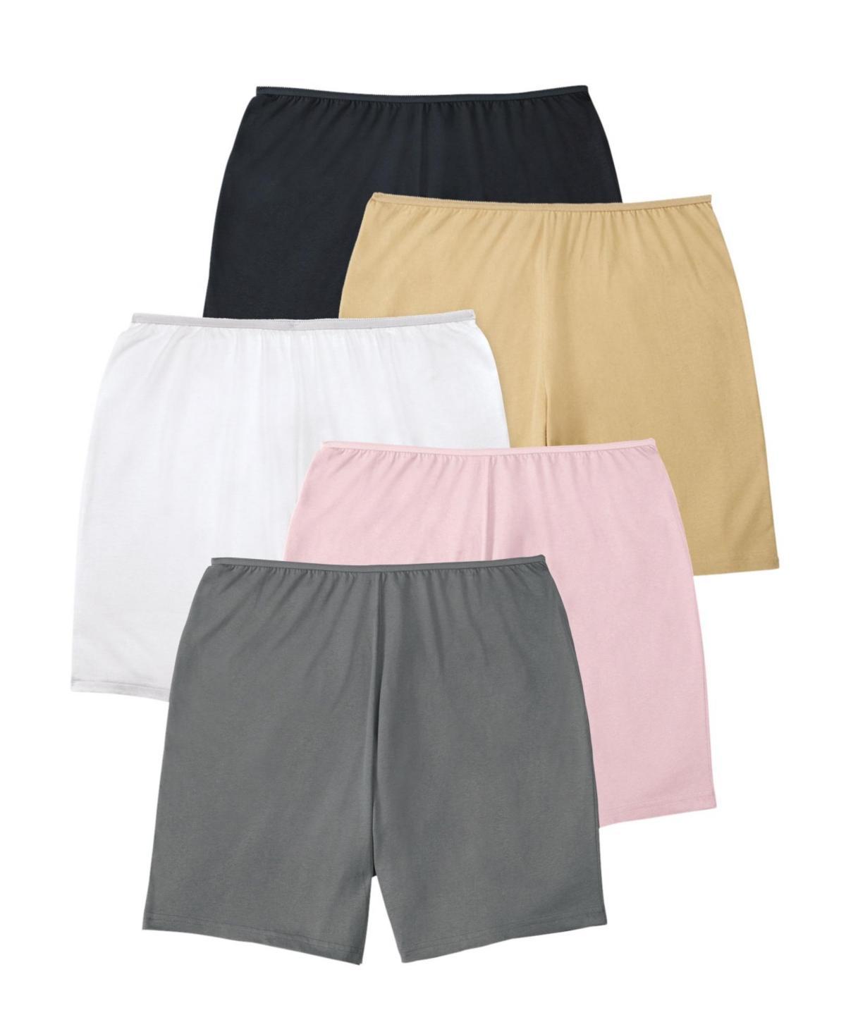 Comfort Choice Womens Cotton Boxer 5-Pack Product Image