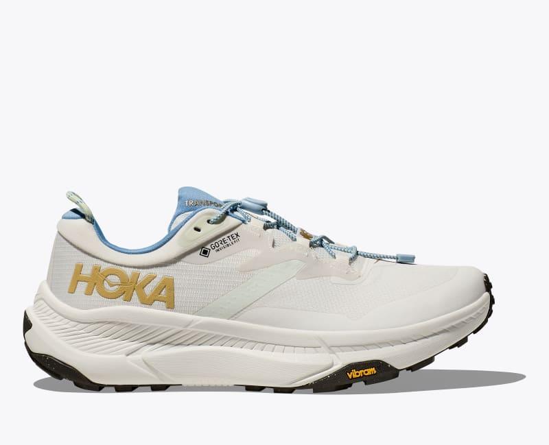 HOKA Mens Transport GTX Shoes in Frost/Gold, Size 8.5 Product Image