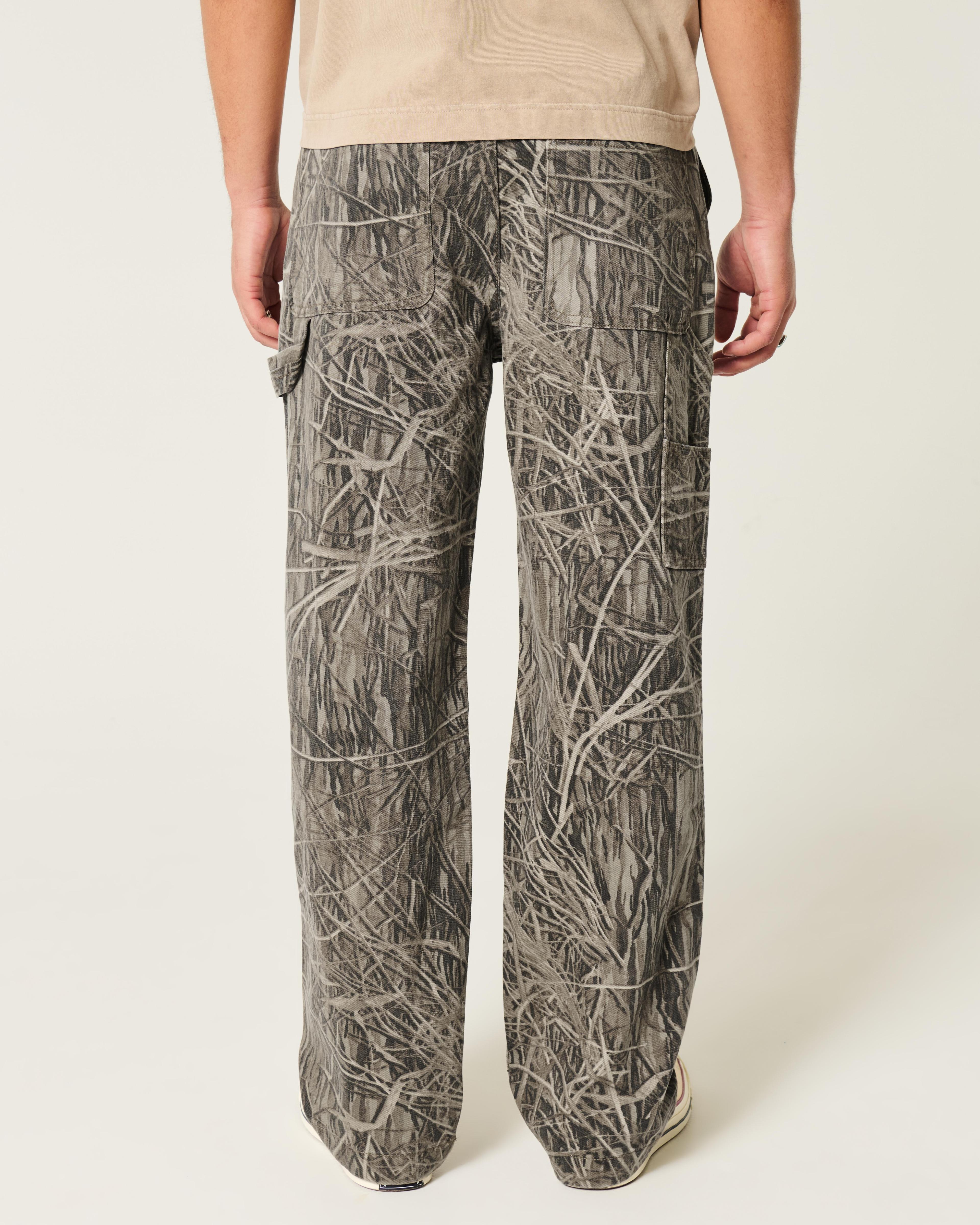 Camo Baggy Painter Jeans Product Image