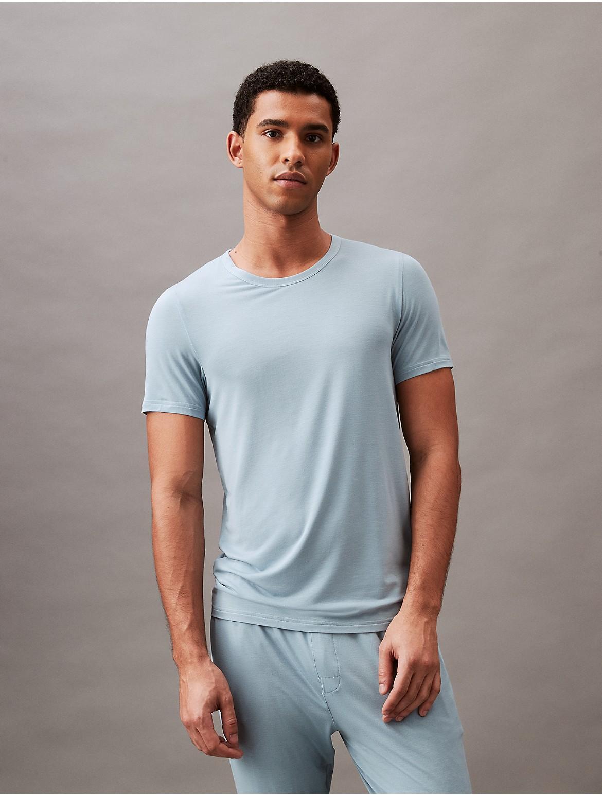 Calvin Klein Mens Ultra-Soft Modern Sleep Tee - Red - S Product Image