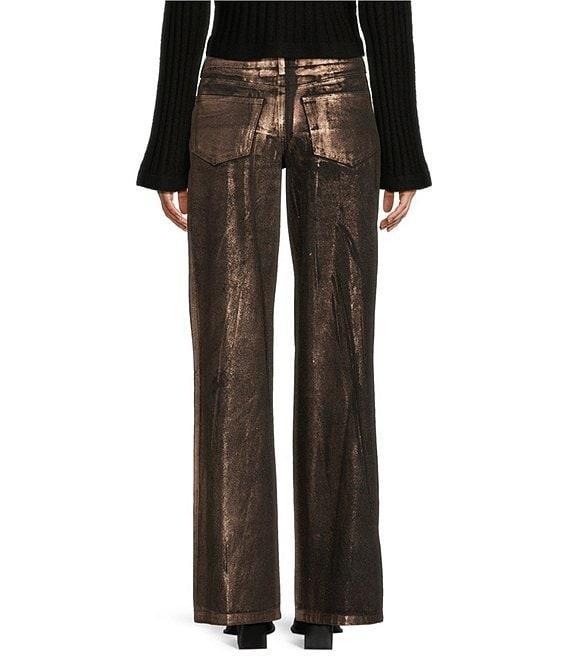GB Foiled Metallic Denim Pants Product Image