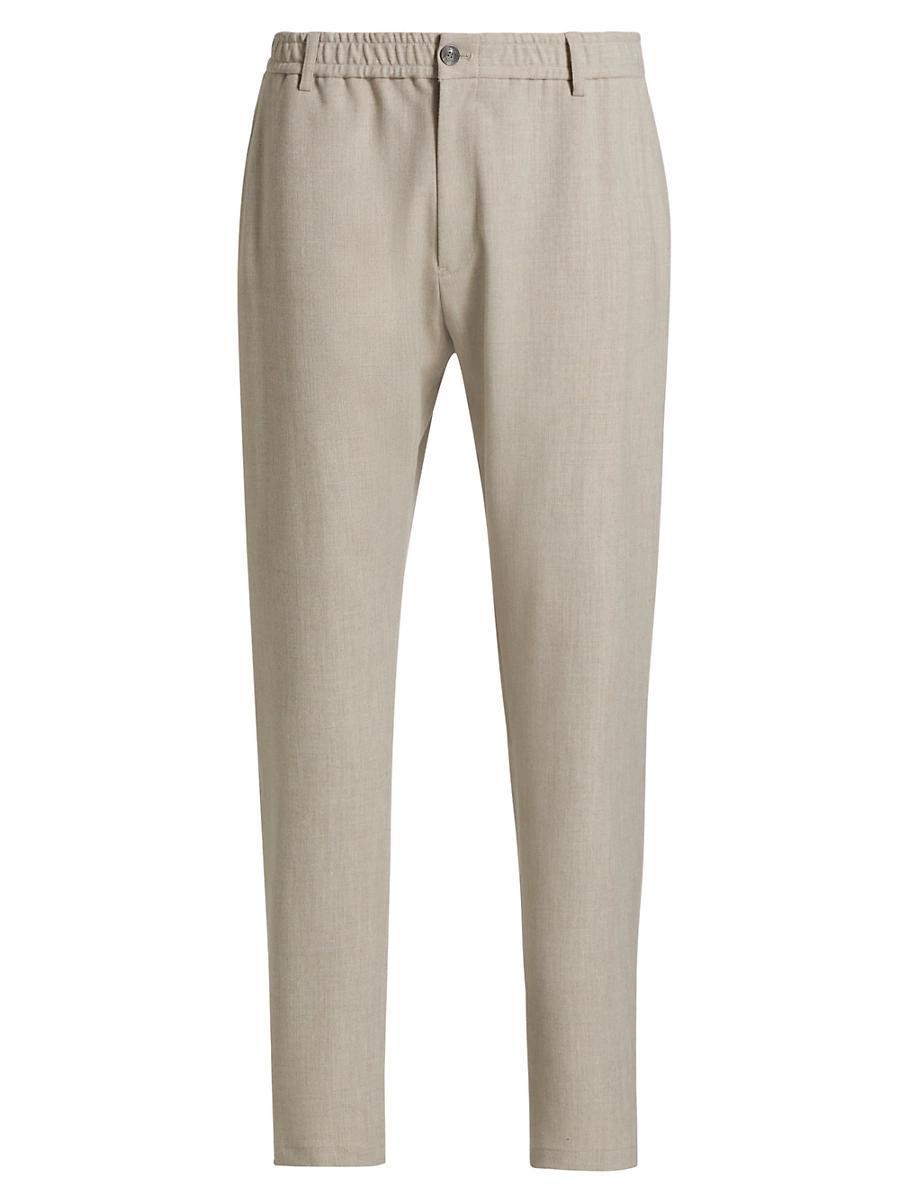 Men's Stretch Gabardine Flat-Front Trousers Product Image