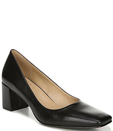 Naturalizer Karina Leather Block Heel Pumps Product Image