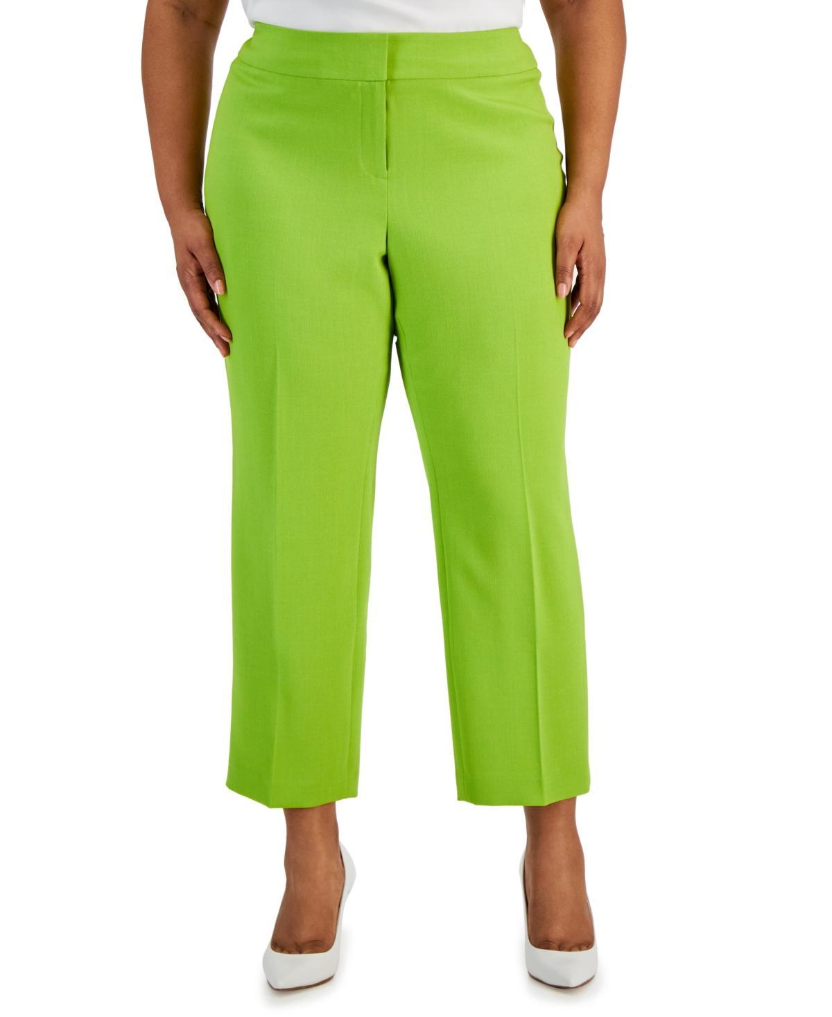 Kasper Plus Size Straight-Leg Pants Product Image