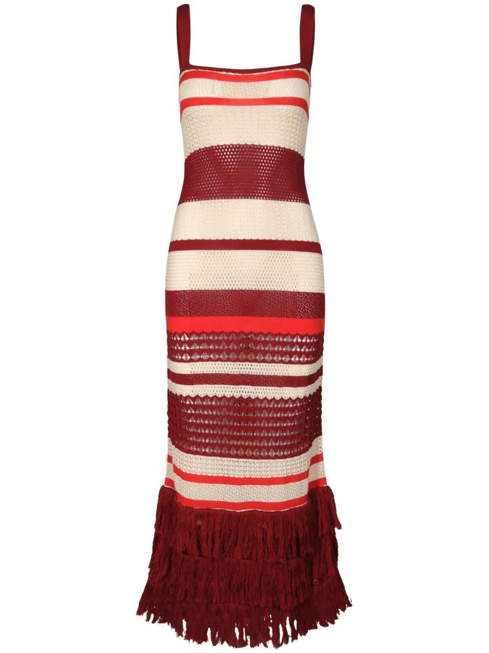 striped midi dress Product Image