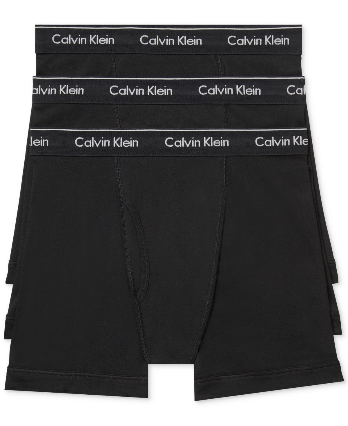 Men's Calvin Klein 3-Pack Cotton Classics Boxer Briefs, Size: XL, White Product Image